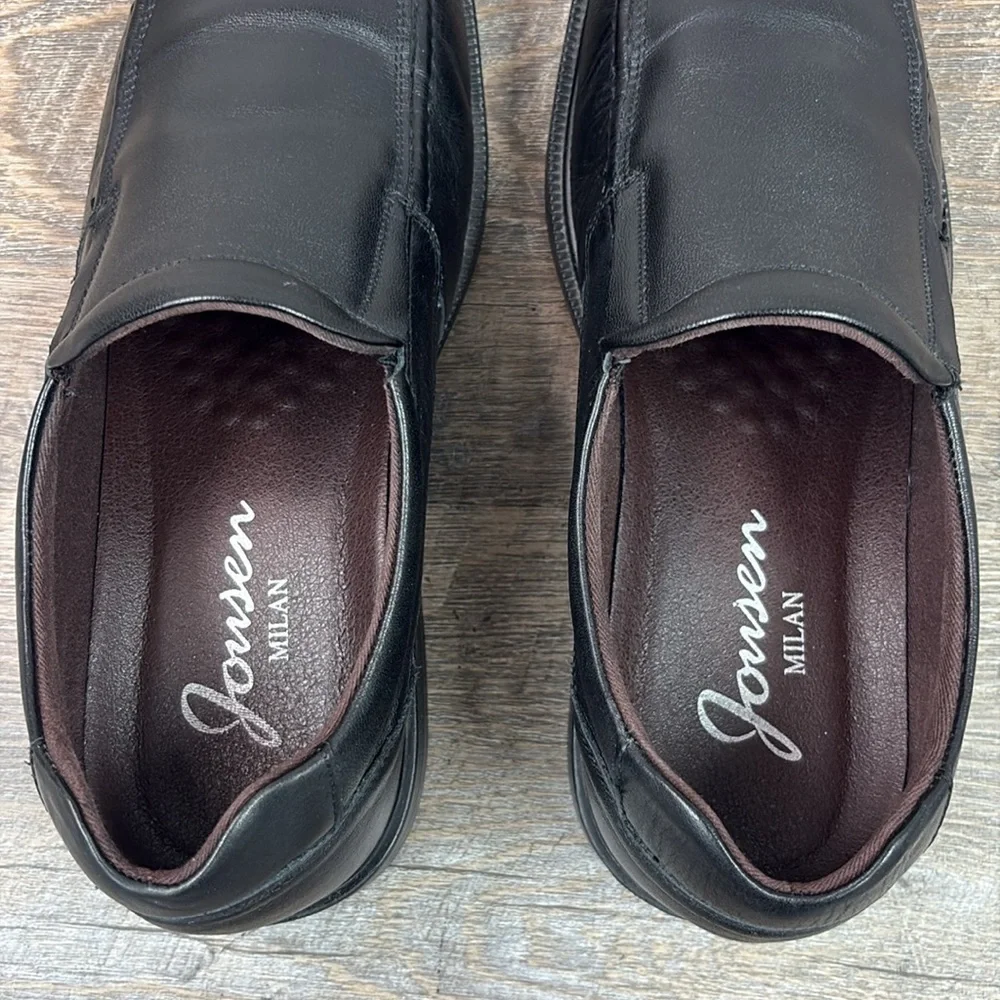 Jousen MY809  Men’s Black Slip On Loafers Size 8